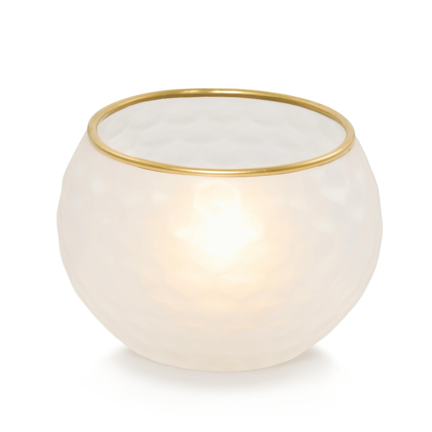 Frosted Honeycomb Tea Light Candle Holder 1EQ