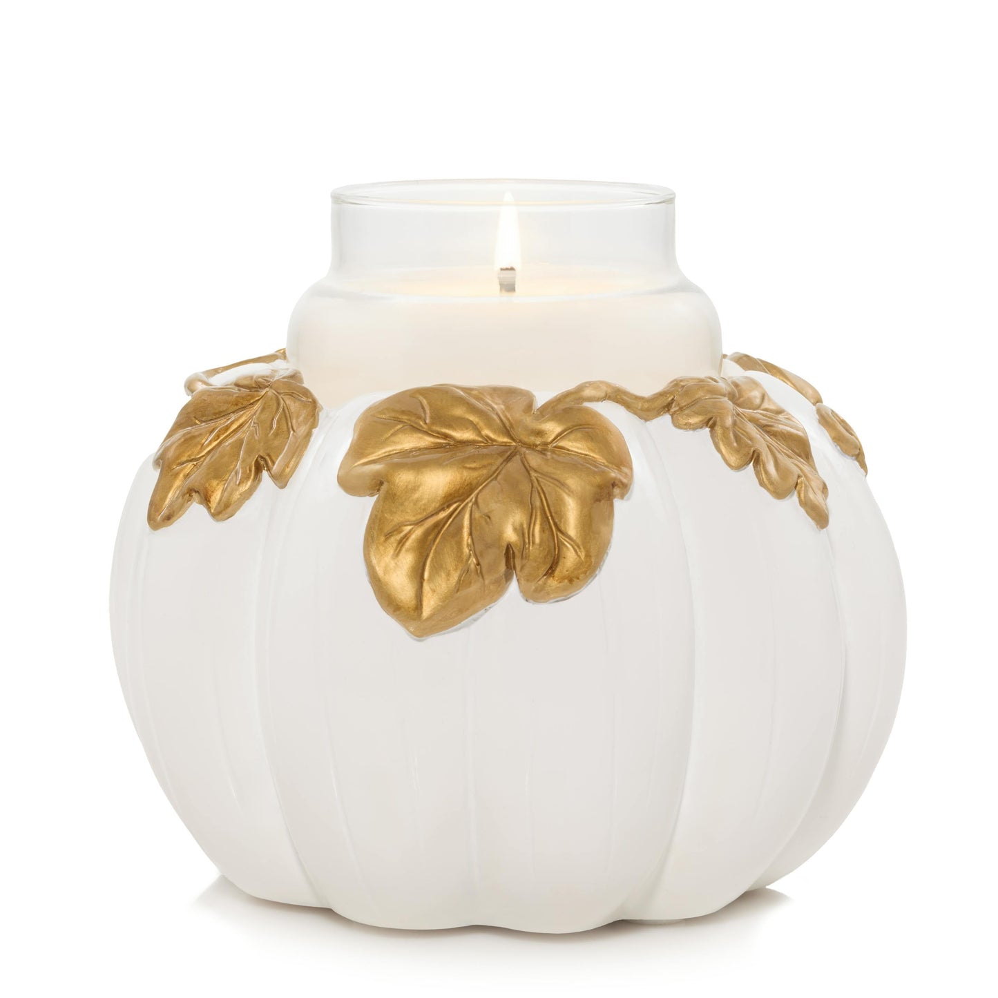 White Pumpkin Resin Holder 6GS